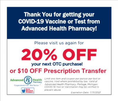 Coupon 20% Off Any 1 OTC Item
