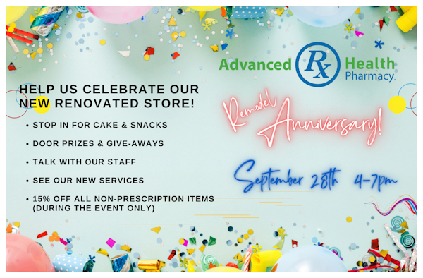 Anniversary Open House September 28th 4pm to 7pm