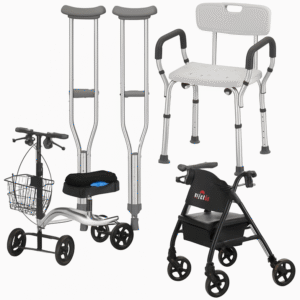 Personal Medical Equipment: Crutches, Wheel Chair, Bath Seat, Walker